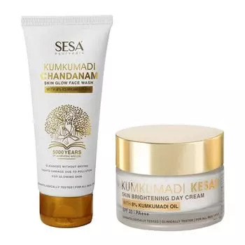 Набор для сияния кожи (100 мл + 50 мл), Glow Skin Routine Set, произв. Sesa