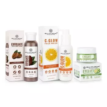 Набор для сияния кожи (75 г + 100 мл + 20 г), Give Me Glow Set, произв. Bella Vita