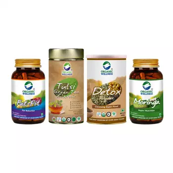 Набор для снижения веса (90 кап + 100 г + 100 г + 90 кап), Weight Loss Kit, произв. Organic Wellness