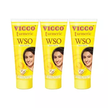 Набор для ухода за кожей (3 х 30 г), Turmeric WSO Skin Cream Set, произв. VICCO