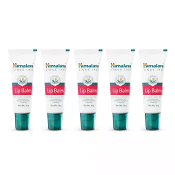 Набор для ухода за кожей губ (5 х 10 г), Lip Balm Set, произв. Himalaya
