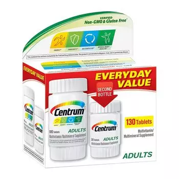 Набор: добавка для взрослых (100 таб + 30 таб), Adults Set, произв. Centrum