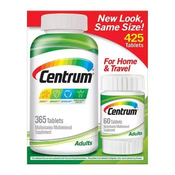 Набор: добавка для взрослых (365 таб + 60 таб), Adults Set, произв. Centrum