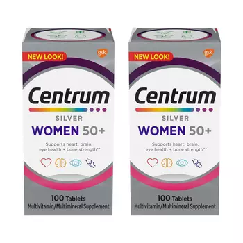 Набор добавок для женщин 50+ (2 x 100 таб), Silver Women 50+ Set, произв. Centrum