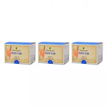 Набор Флекс Таб (3 x 100 таб), Flex Tab Set, произв. Rajah Ayurveda