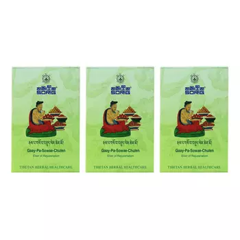 Набор Гай-Па-Соуае-Чхулен: тибетский чай (3 x 30 пак, 2 г), Gaay-Pa-Sowae-Chulen Set, произв. Sorig
