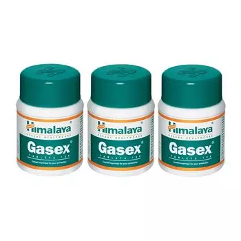 Набор Газекс (3 x 100 таб), Gasex Set, произв. Himalaya