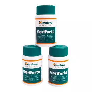 Набор Герифорте (3 х 100 таб), Geriforte Set, произв. Himalaya