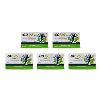 Набор Го 365 Нутра (5 х 30 таб), Go 365 Nutra Tablets Set, произв. Charak