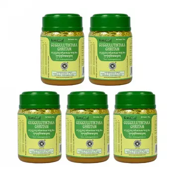 Набор Гуггулутиктака Гхритам (5 x 150 г), Guggulutiktaka Ghritam Set, произв. Kottakkal Ayurveda