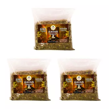 Набор Хаван Самагри (3 x 500 г), Havan Samagri Set, произв. Gomata