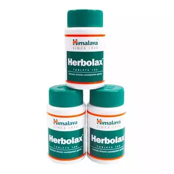 Набор Херболакс (3 х 100 таб), Herbolax Set, произв. Himalaya