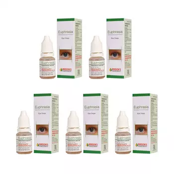Набор капель для глаз Эуфразия (5 x 10 мл), Euphrasia Eye Drops Set, произв. Bakson