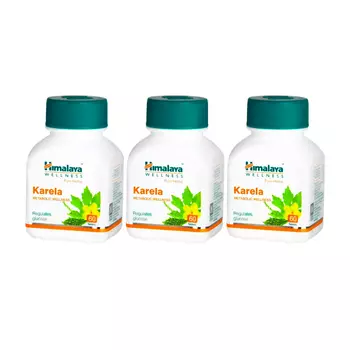 Набор Карела (3 х 60 таб, 250 мг), Karela Set, произв. Himalaya