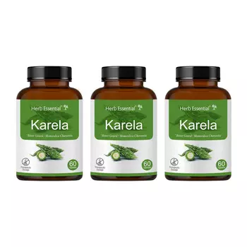 Набор Карелы (3 x 60 таб, 500 мг), Karela Set, произв. Herb Essential