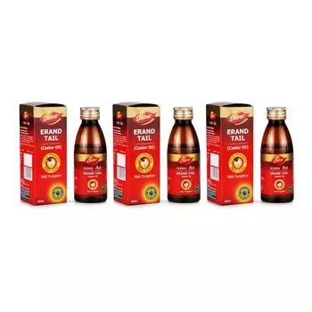 Набор касторового масла (3 x 100 мл), Castor Oil Set, произв. Dabur
