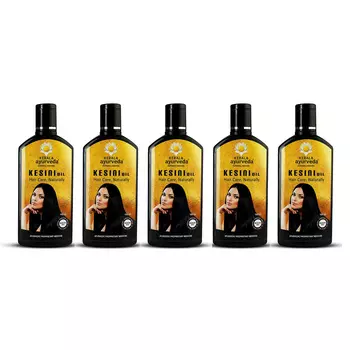 Набор Кесини: масло для волос (5 x 100 мл), Kesini Hair Oil Set, произв. Kerala Ayurveda
