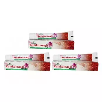 Набор Кумкумади Лепам: восстанавливающий крем для лица (3 x 10 г), Kumkumadi Lepam Set, произв. Nagarjuna