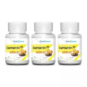 Набор Куркумин 95 (3 x 60 таб, 500 мг), Curcumin 95 Set, произв. Nutrigrams
