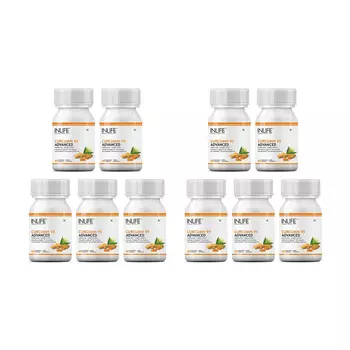 Набор Куркумин + Пиперин (10 х 60 кап, 500 мг), Curcumin + Piperine Set, произв. INLIFE