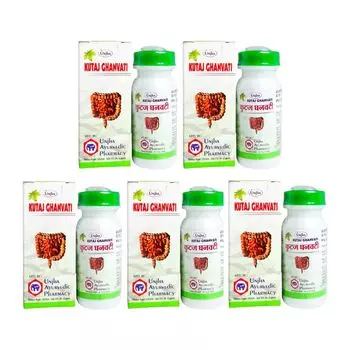 Набор Кутадж Гханвати (5 x 40 таб), Kutaj Ghanvati Set, произв. Unjha