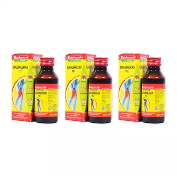 Набор Маханараяна Тайлам (3 x 100 мл), Mahanarayan Tel Set, произв. Baidyanath