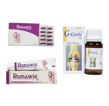 Набор масло Джи-Гесис, Румавин гель, Румавин (3 шт), G-Gesic Oil, Rumawin Gel, Rumawin Set, произв. WinTrust Pharmaceuticals