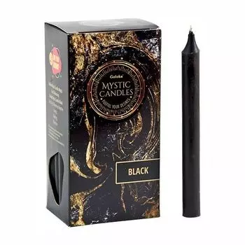 Набор мини-свечей Черный (20 шт), Mystic Candles Black Set, произв. Goloka