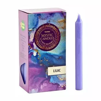 Набор мини-свечей Лиловый (20 шт), Mystic Candles Lilac Set, произв. Goloka