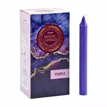 Набор мини-свечей Пурпурный (20 шт), Mystic Candles Purple Set, произв. Goloka