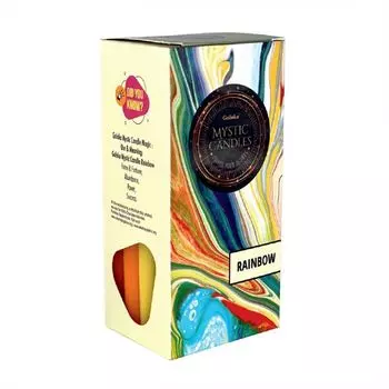 Набор мини-свечей Радуга (20 шт), Mystic Candles Rainbow Set, произв. Goloka