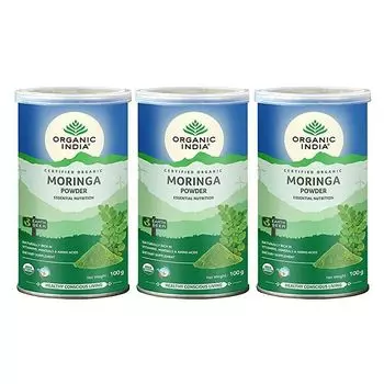 Набор Моринга (3 x 100 г), Moringa Set, произв. Organic India