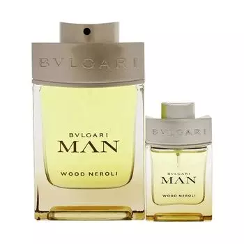 Набор мужской парфюмированной воды Древесный нероли (100 мл + 15 мл), Man Wood Neroli Eau De Parfum Set, произв. Bvlgari