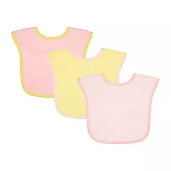 Набор нагрудников розовых тонов (3 шт), Toddler Towelling Bibs Pink Set, произв. Mothercare