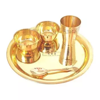 Набор обеденной посуды из латуни (5 предметов), Dinner Set, произв. KBB