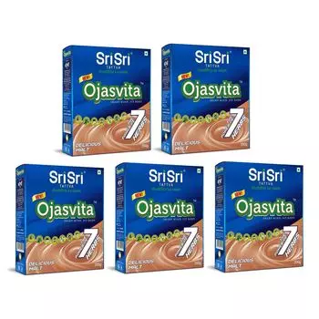 Набор Оджасвита со вкусом Солода (5 x 200 г), Ojasvita Delicious Malt Set, произв. Sri Sri Tattva