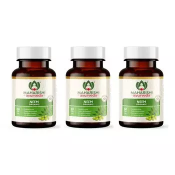 Набор Органический Ним (3 x 60 таб, 500 мг), Organic Neem Set, произв. Maharishi Ayurveda