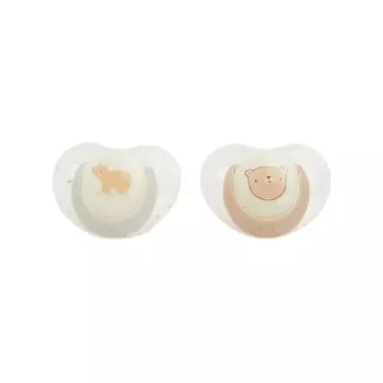 Набор ортодонтических пустышек Медведь (2 шт), Orthodontic Soothers Bear Set, произв. Mothercare