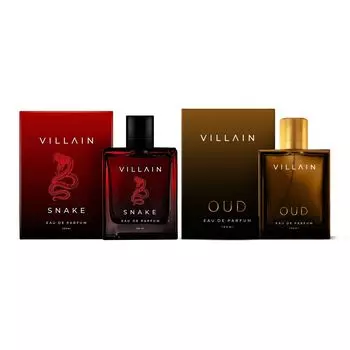 Набор парфюмерной воды Змей и Уд (100 мл + 100 мл), Snake & Oud Eau De Parfum Set, произв. Villain