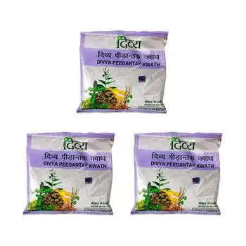 Набор Пидантак Кватх (3 x 100 г), Peedantak Kwath Set, произв. Patanjali