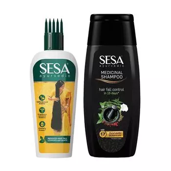 Набор против выпадения волос (200 мл + 200 мл), Anti-Hair Fall Set, произв. Sesa