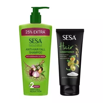 Набор против выпадения волос (500 мл + 300 мл), Hair Fall Rescue Set, произв. Sesa
