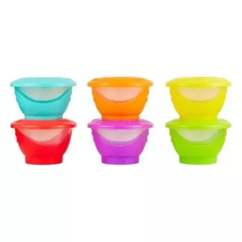 Набор разноцветных контейнеров (6 шт), Easy Pop Freezer Pots Multicolor Set, произв. Mothercare