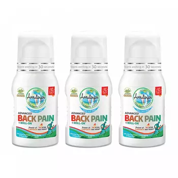 Набор роликового бальзама (3 x 50 мл), Back Pain Roll Set, произв. Amrutanjan