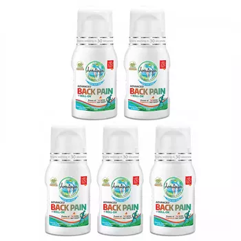 Набор роликового бальзама (5 x 50 мл), Back Pain Roll Set, произв. Amrutanjan