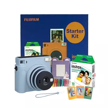 Набор с квадратной камерой: цвет Голубой ледник, Instax SQ1 Starter Kit Glacier Blue Set, произв. Instax