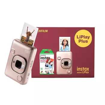 Набор с мини-камерой ЛиПлэй: цвет Золотой, Instax Liplay Plus Gold Set, произв. Instax