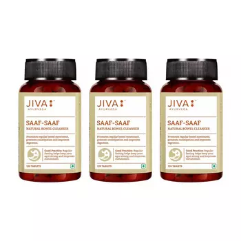 Набор Сааф-Сааф (3 x 120 таб), Saaf-Saaf Tablets Set, произв. Jiva