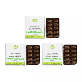 Набор Шаддхарана-ДС (3 x 100 таб, 500 мг), Shaddharana-DS Set, произв. AVN