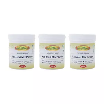Набор смеси с черным Тмином (3 x 200 г), Kali Jeeri Mix Powder Set, произв. Naturmed's